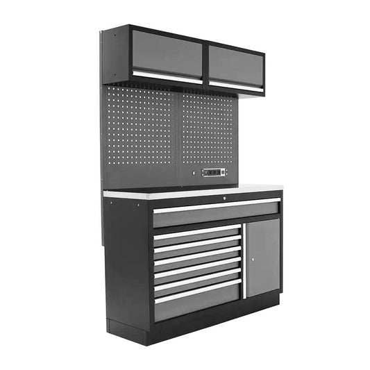 1.36M 7-Drawer, Cupboard, Workbench & Overheads / GT136G - Premium Tool Box from GTools - Just $1569! Shop now at GTools