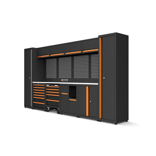 3.74M Bold Series Garage Workbench Storage Solution - Premium Cabinets from GTools - Just $3699! Shop now at GTools