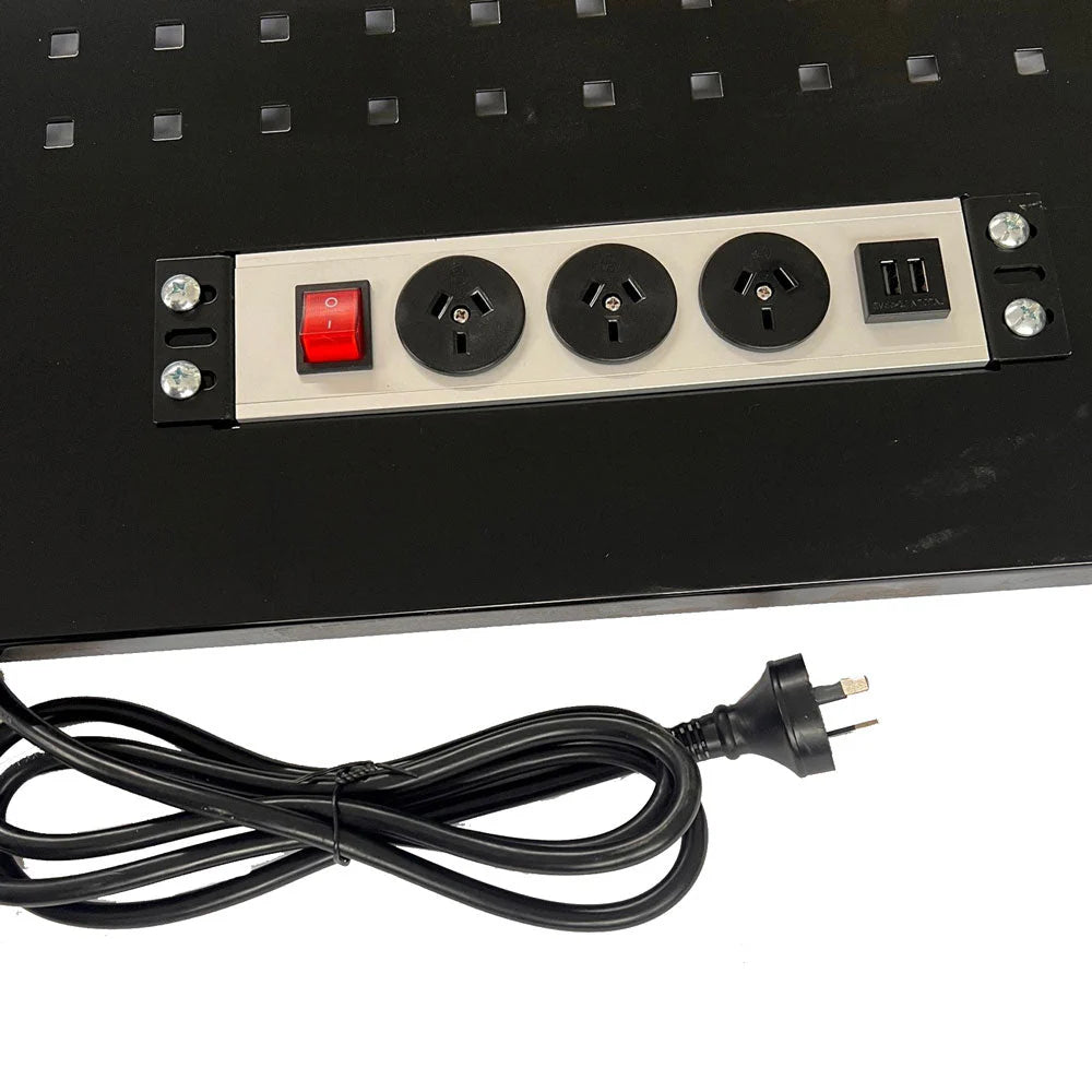 Pro Module Pegboard with Power Board – Heavy-Duty Wall Storage Solution - GTools