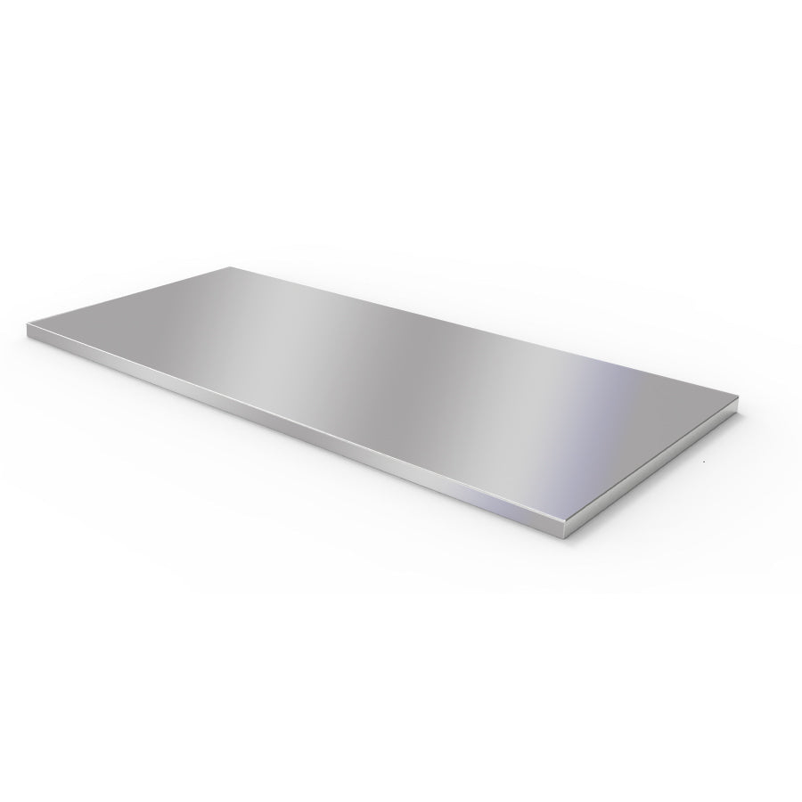 720x600mm Wide Stainless Steel Bench Top – Heavy-Duty Workbench Surface - GTools