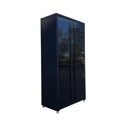 GTX 1.8M Double Door Black Tinted Stainless Steel Tall Cabinet - Premium Cupboard from GTools - Just $899! Shop now at GTools