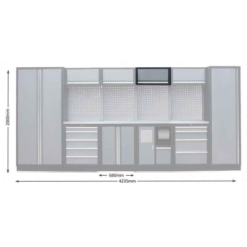 Overhead Cabinet with Gas Strut Door - GTools