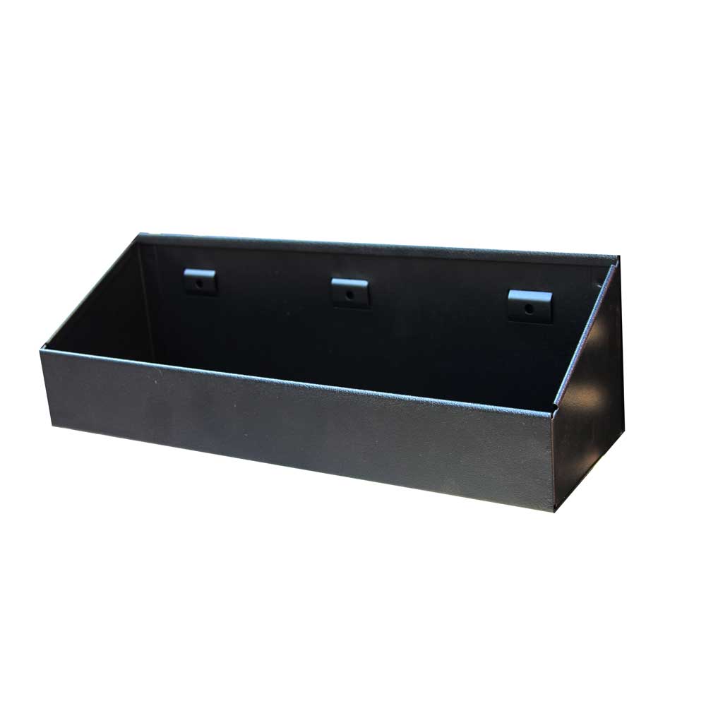 33cm Pegboard Tray – Black Powder-Coated Steel - GTools