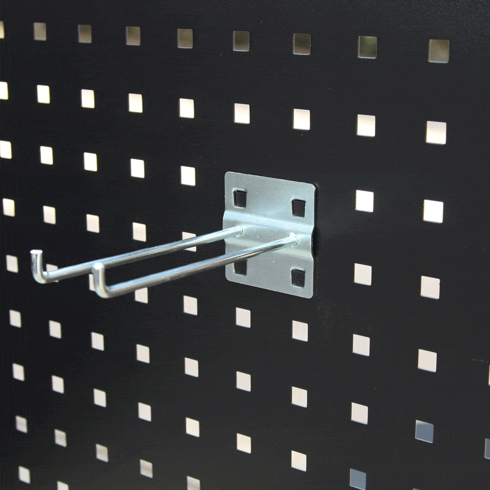Double Long Hook – Steel Pegboard Storage - GTools