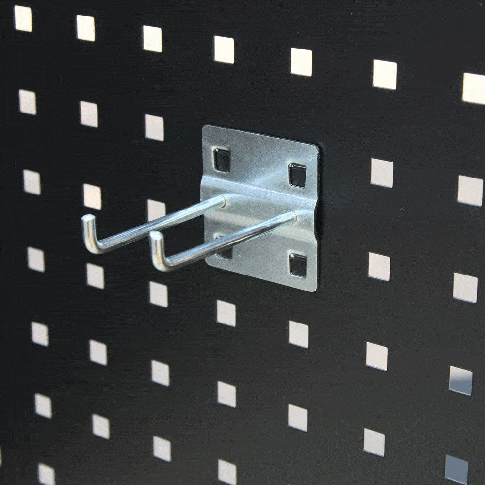 Double Medium Hook – Steel Pegboard Storage - GTools