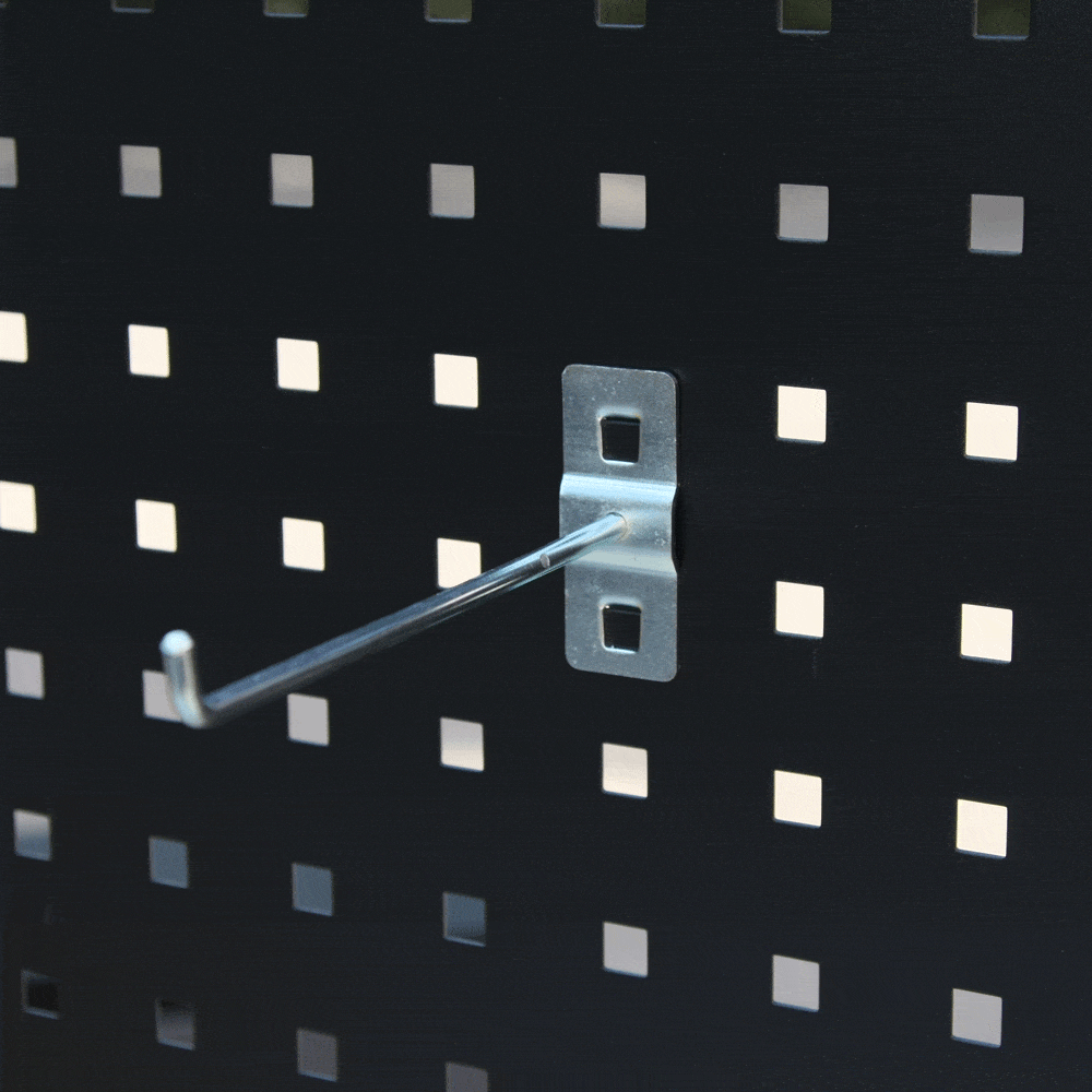 Single Long Hook – Steel Pegboard Storage - GTools