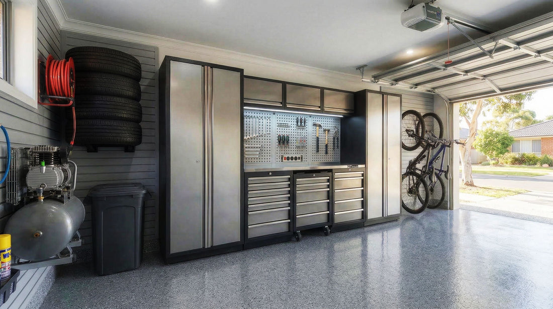 How to build modular garage workbench