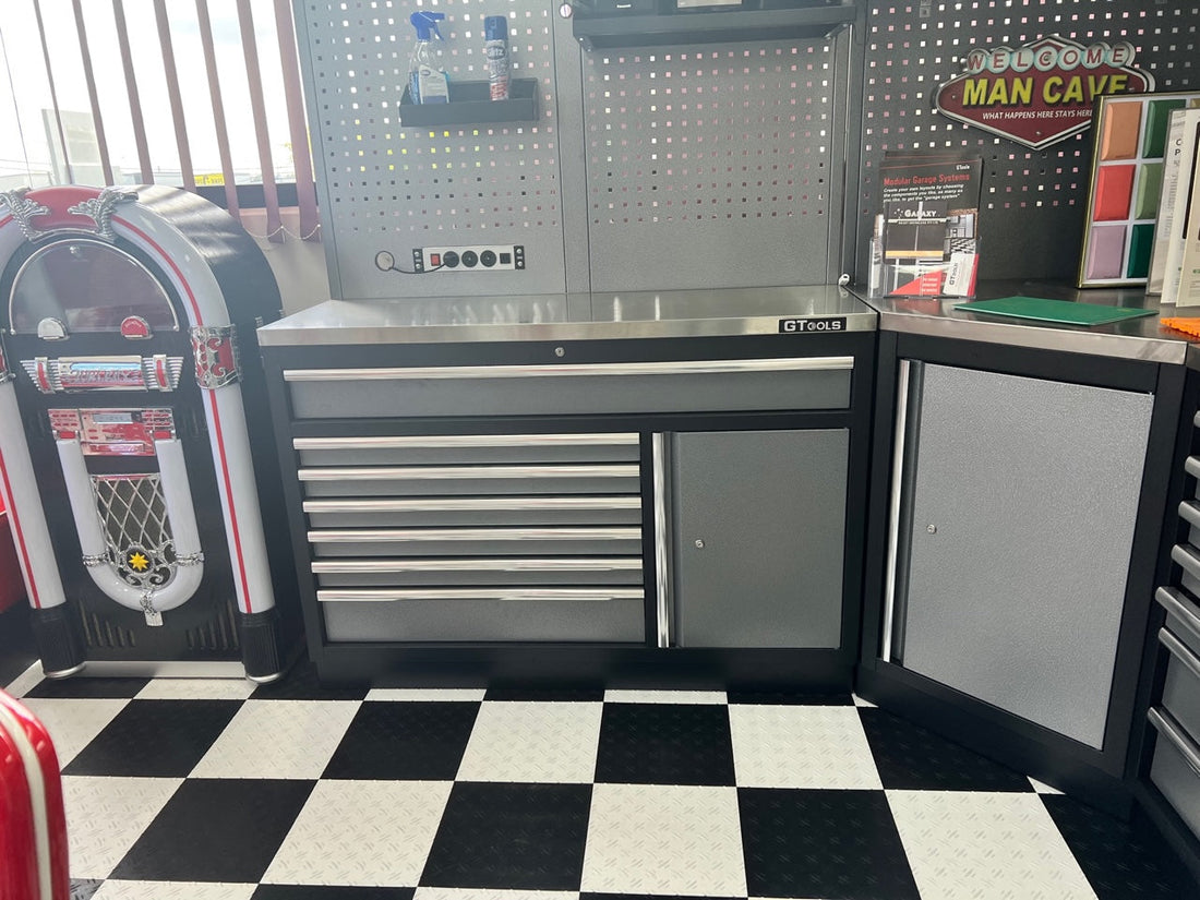 How to build modular garage workbench