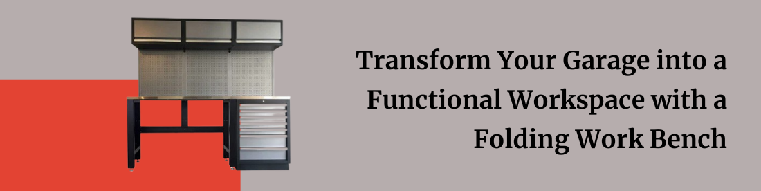 Transform Your Garage into a Functional Workspace with a Folding Work Bench