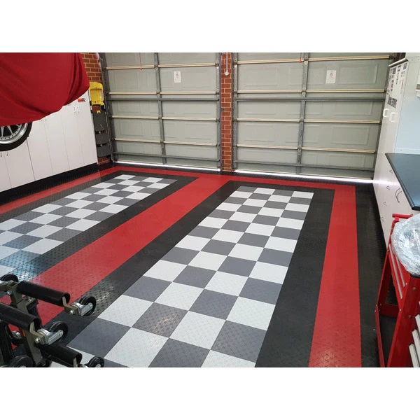 305 Series Chequer Plate Garage Tile