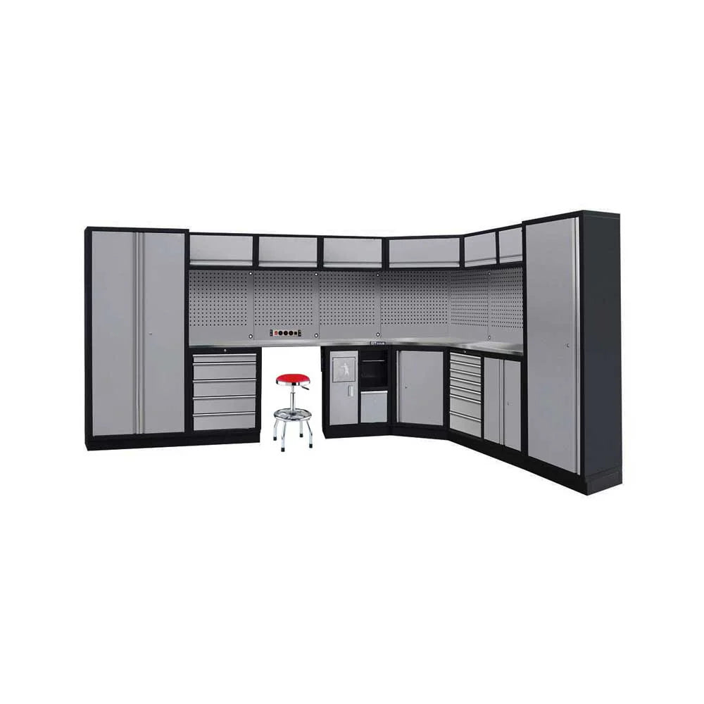3.85M x 2.85M Workbench Corner Combination with Tall Cabinets – GT-COMBO15 - GTools