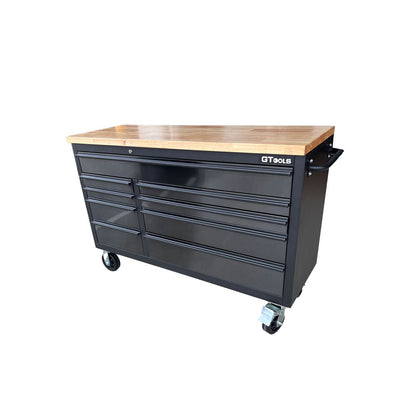 1.4M Black Stainless Steel, Mega Drawer Rolling Tool Chest Workbench - Premium Tool Box from GTools - Just $999.00! Shop now at GTools