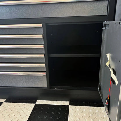 5.3M Steel Garage Workbench with Sink and Tall Cabinets – GT-COMBO13 - GTools