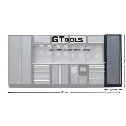 2M Single Door Tall Storage Cabinet - GTools