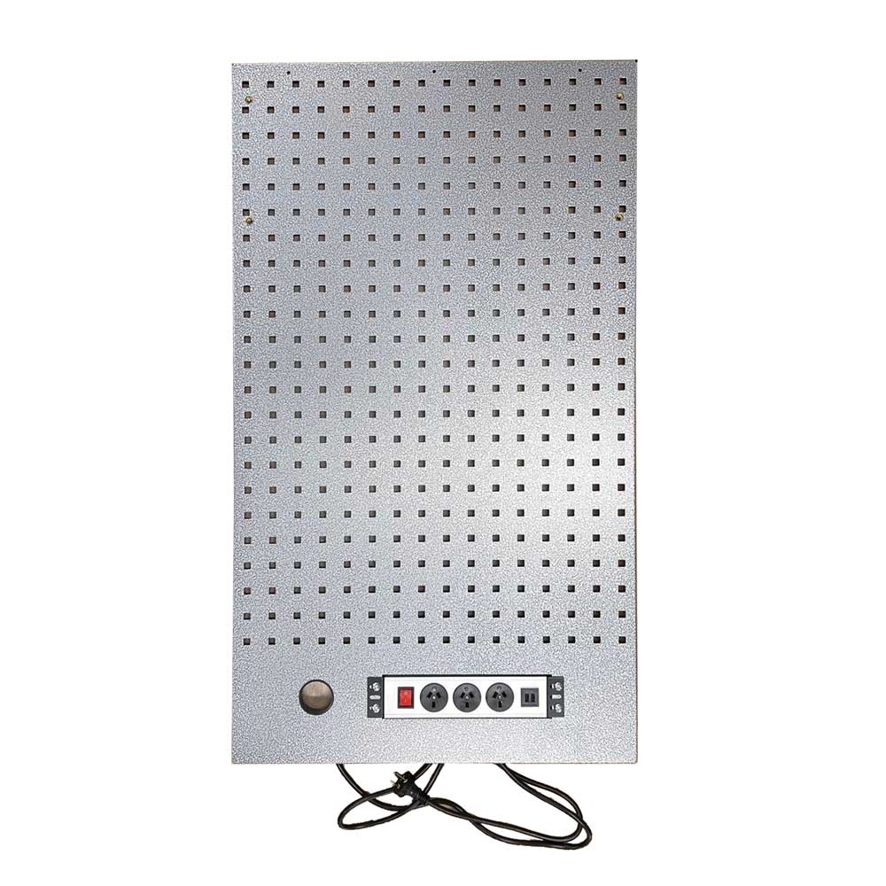 Steel Pegboard 1052mm x 614mm with Power Board & USB Sockets - GTools