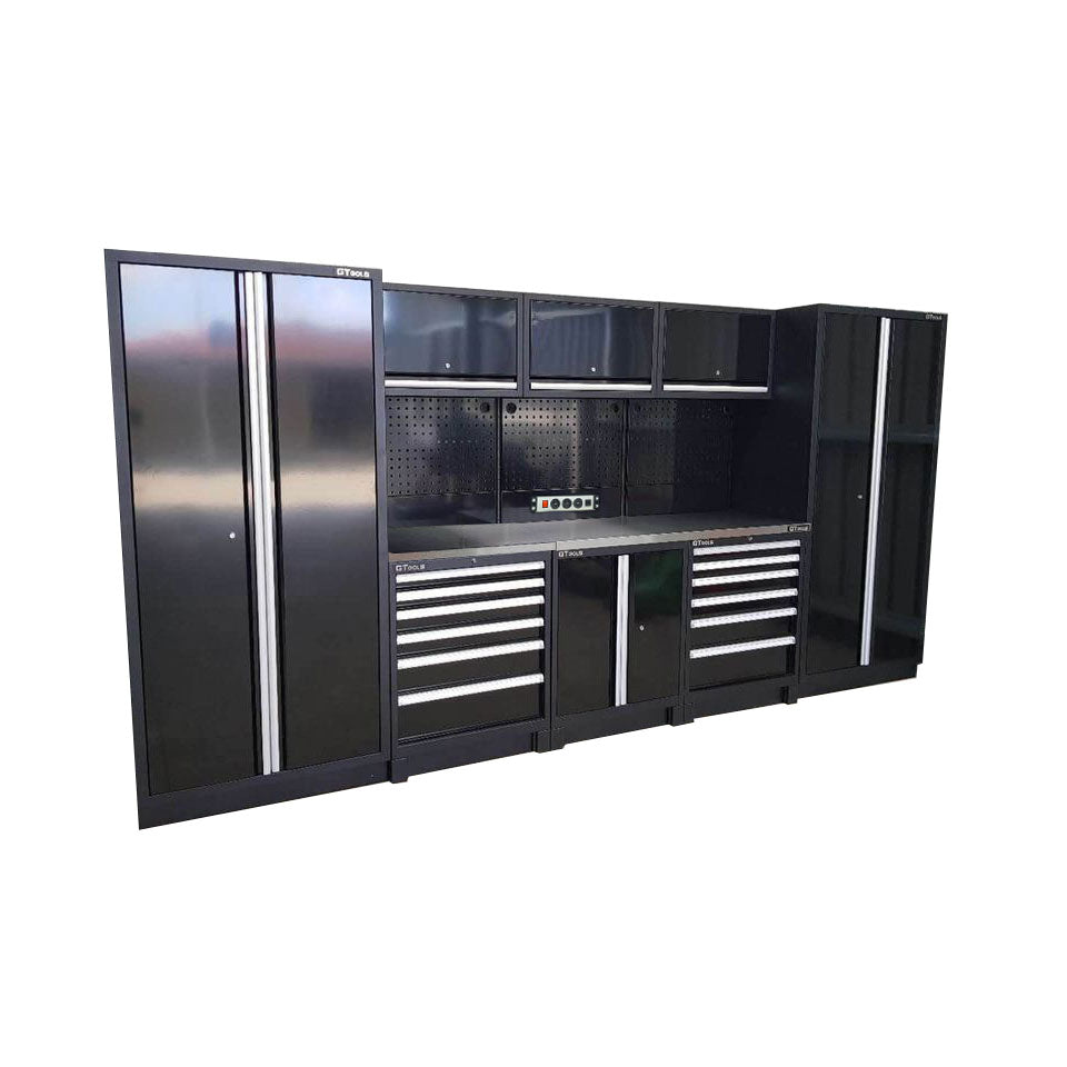 4m Workbench Pro Series 4M Heavy-Duty Garage Workbench & Storage Combo - GT-PRO4B ...