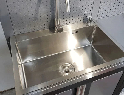 5.3M Steel Garage Workbench with Sink and Tall Cabinets – GT-COMBO13 - GTools