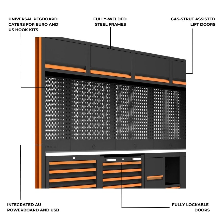 Bold Series 4.54M Garage Workbench - GTools