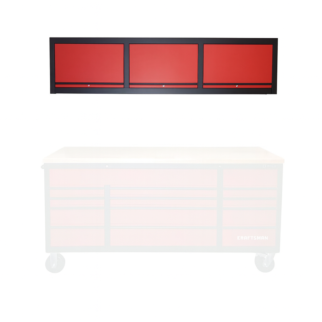 GTX 1.8M Steel Overhead Cabinets - Red