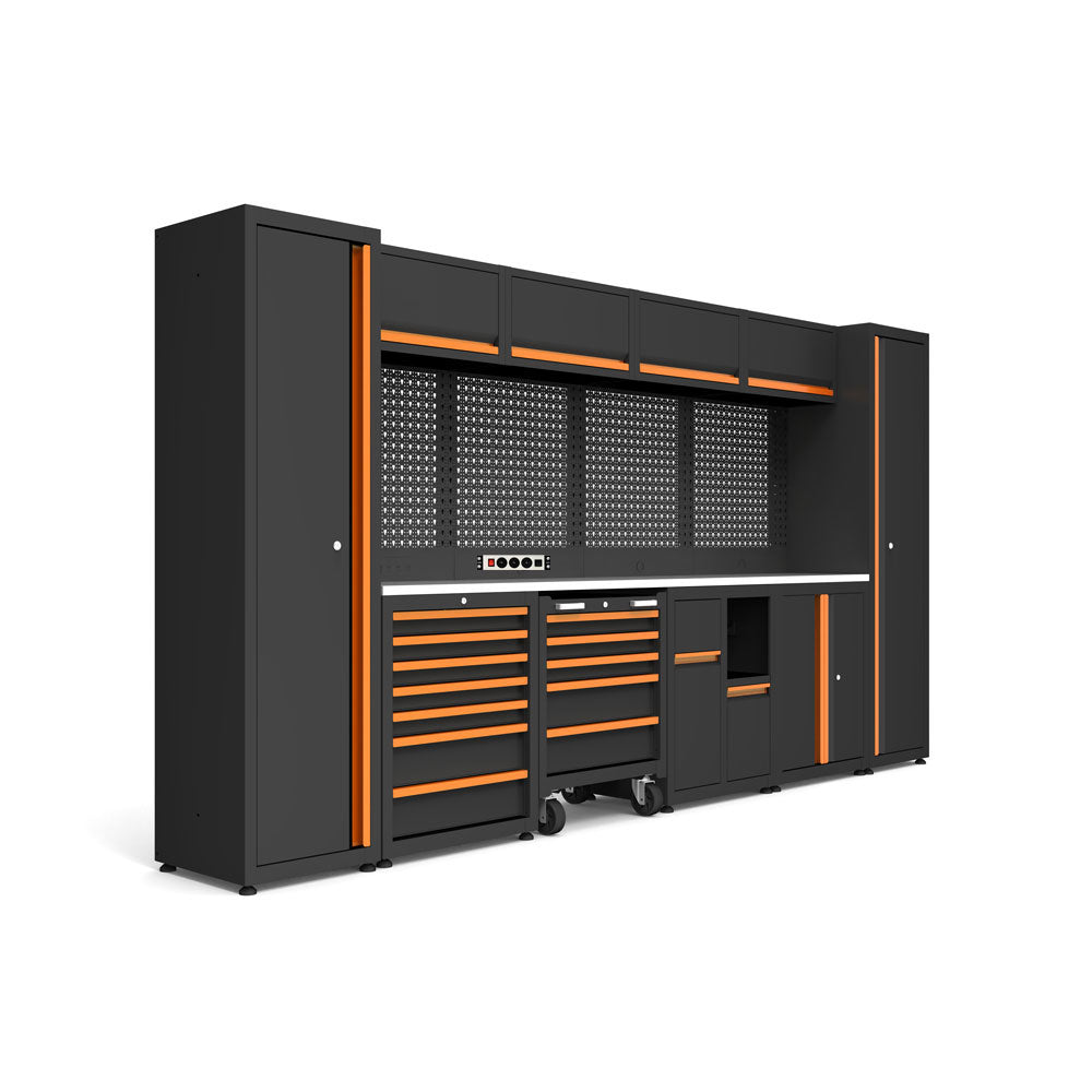 3.74M Bold Series Garage Workbench Storage Solution - Premium Cabinets from GTools - Just $3999! Shop now at GTools