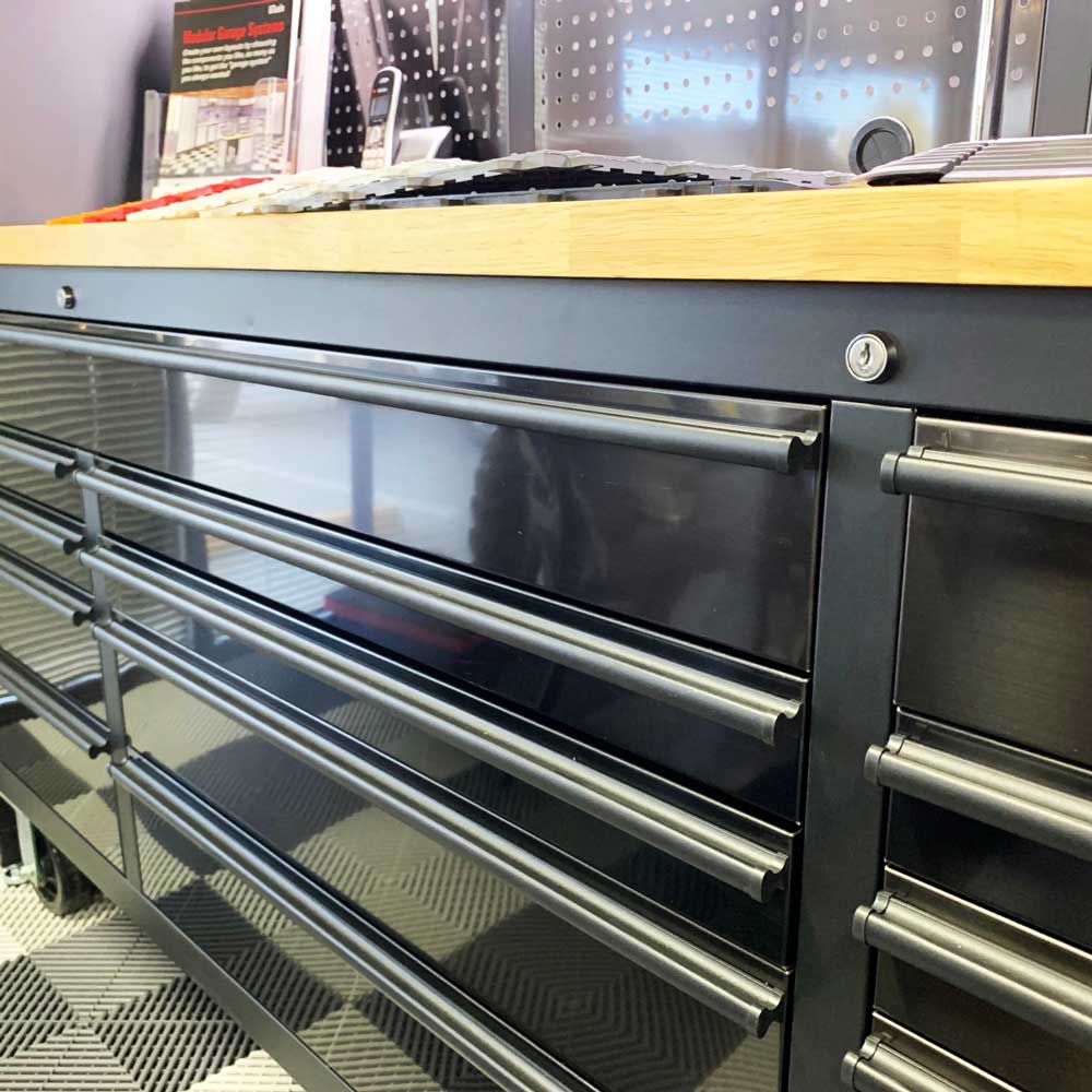 1.8M Black Stainless-Steel ToolBox With Tall Cabinet Combo - Premium Tool Storage from GTools - Just $2211.54! Shop now at GTools