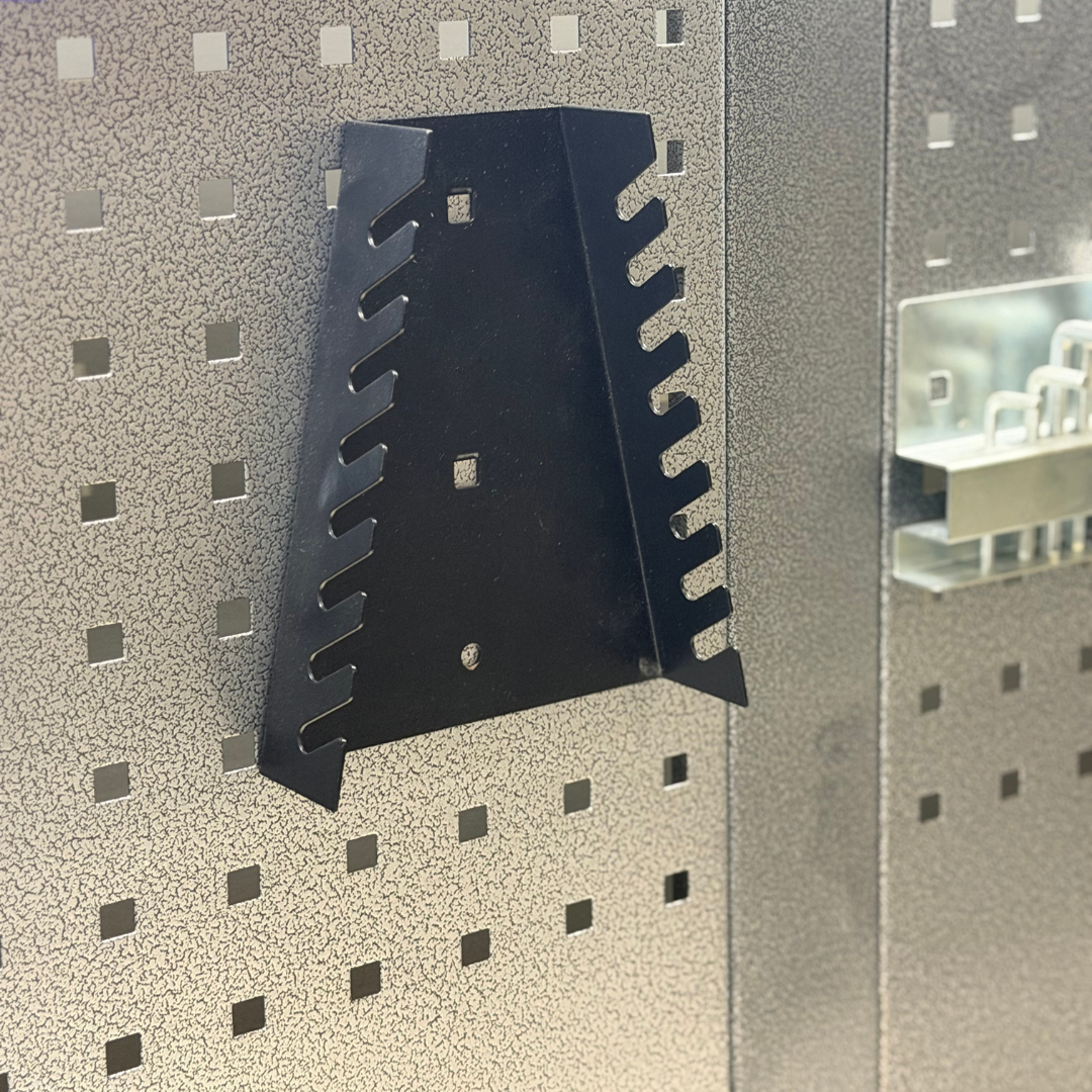 Spanner Holder – Steel Vertical Tray for 8 Spanners