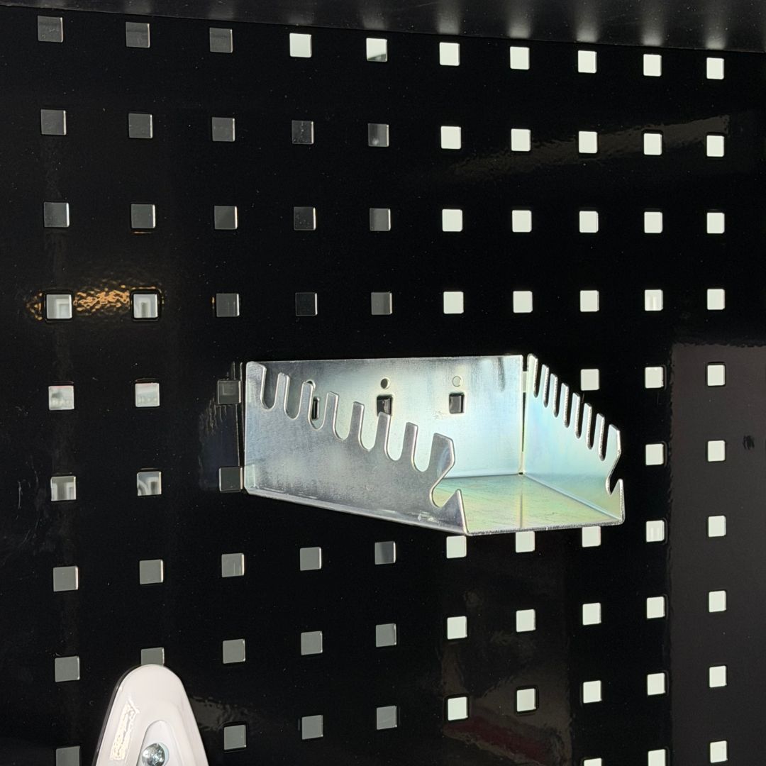 Spanner Holder – Steel Vertical Tray for 8 Spanners- Silver