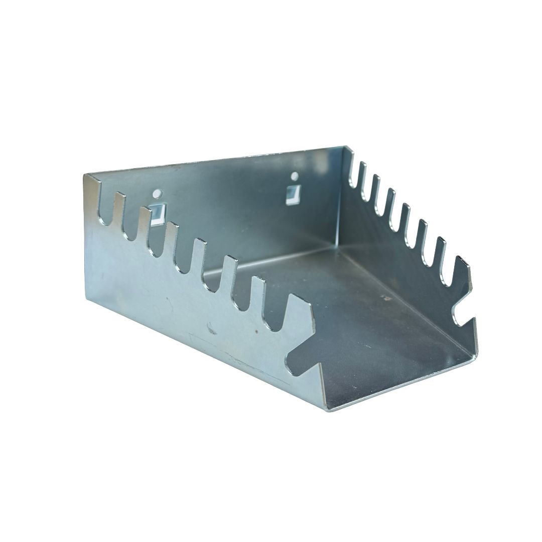 Spanner Holder – Steel Vertical Tray for 8 Spanners- Silver