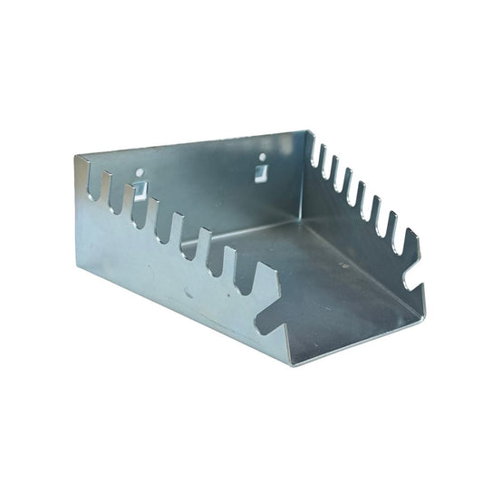 Spanner Holder – Steel Vertical Tray for 8 Spanners- Silver