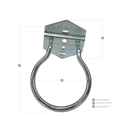 Circle Hook (Machine Holder) – Steel Pegboard Storage