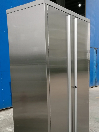 GTX Pro Series 915mm x 1.8M Stainless Steel Tall Cabinet – Heavy‑Duty Double Door Storage