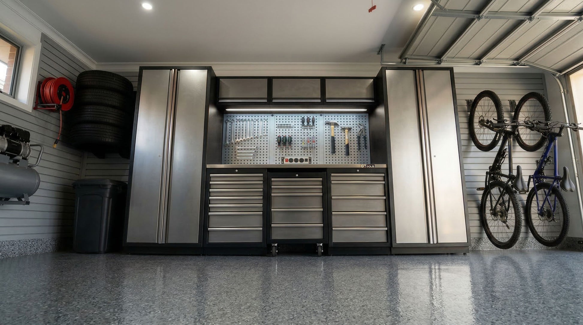 Standard Series 4M Garage Workbench, Drawer & Storage Set – GT-COMBO17 - GTools