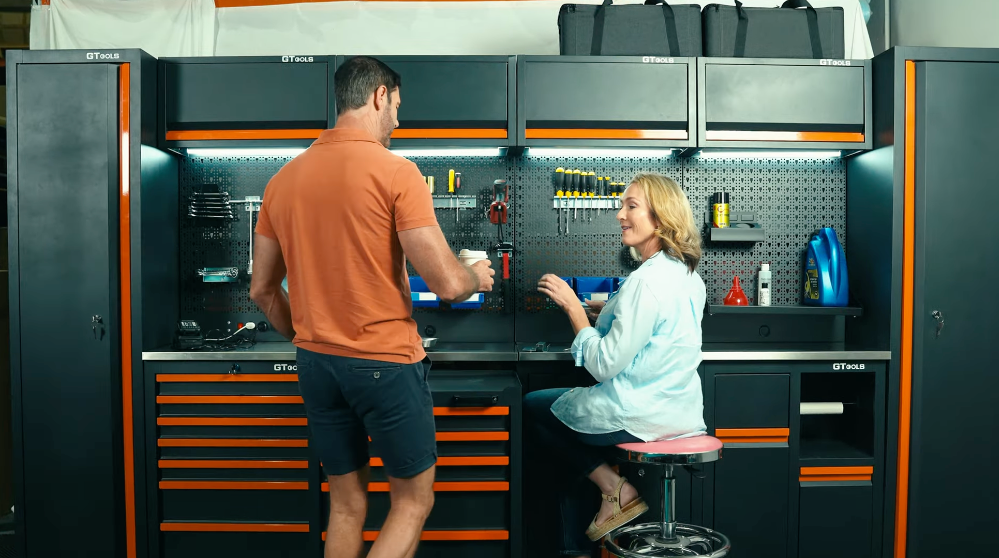 Load video: GTools Garage Cabinet Storage