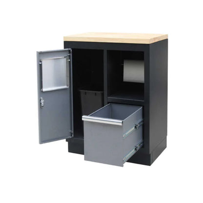 Trash Bin and Paper Holder Cabinet - GTools