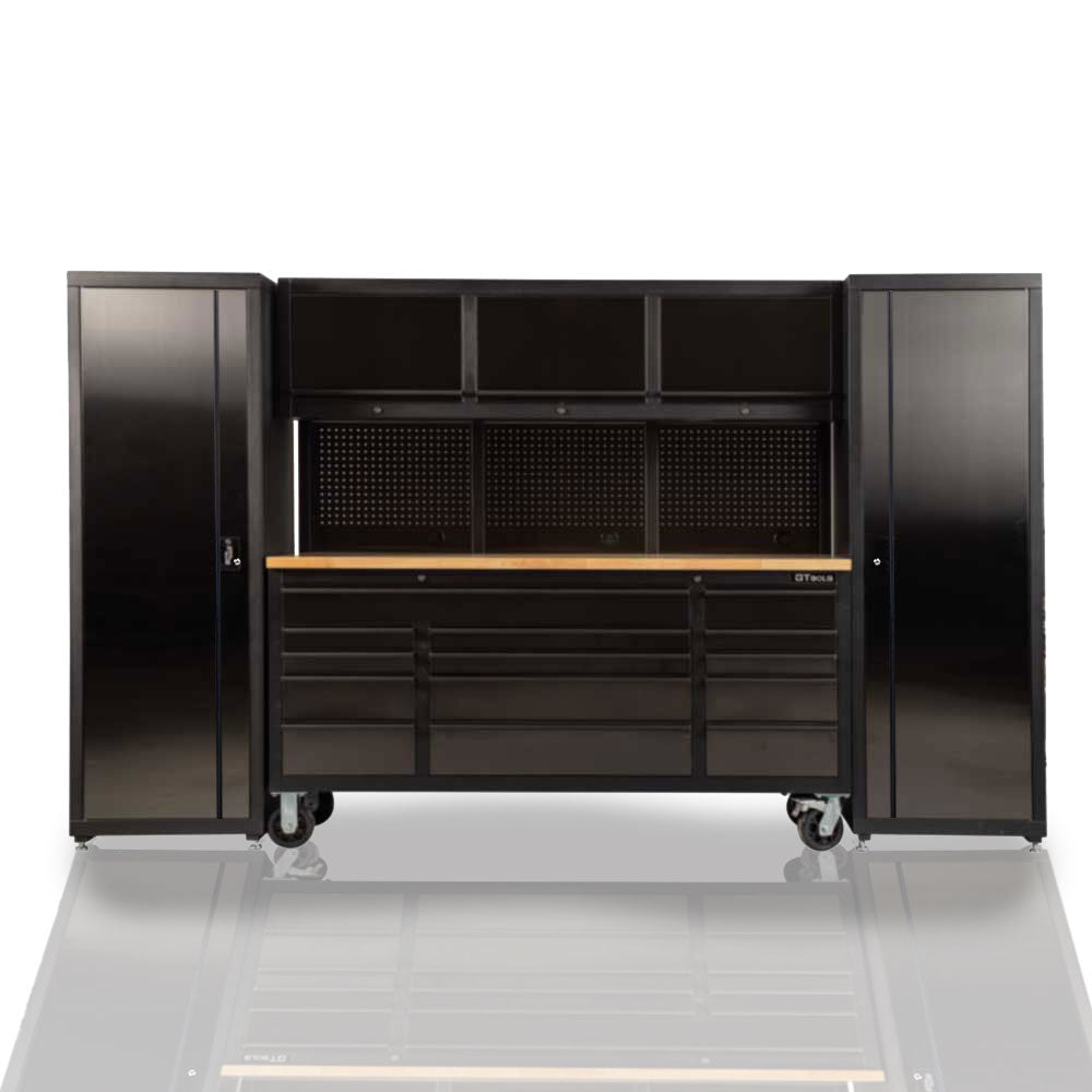 GTX 3M Steel Tool Storage & Tall Cabinet Set Black - Premium tool chest from GTools - Just $2957! Shop now at GTools