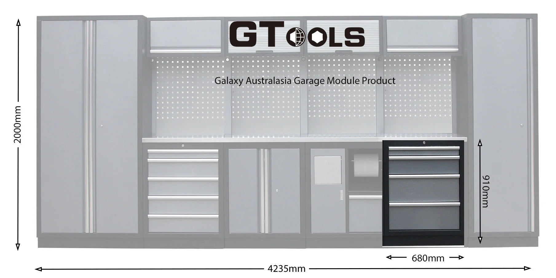 4 Drawer Cabinet - GTools
