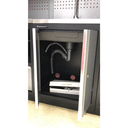 5.3M Steel Garage Workbench with Sink and Tall Cabinets – GT-COMBO13 - GTools