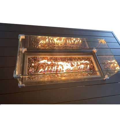 Patio Dining Gas Fire Pit Table - GTools