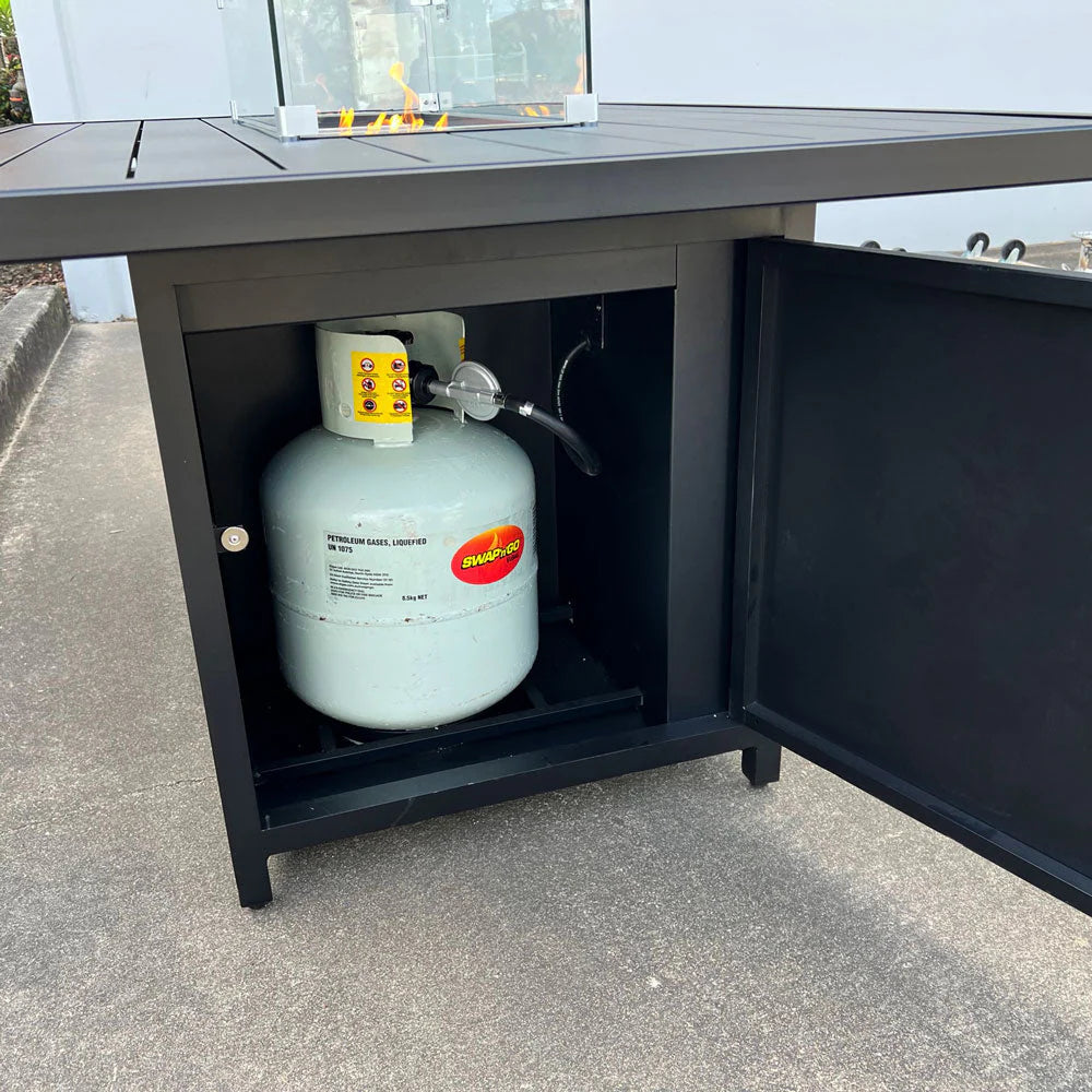 Patio Dining Gas Fire Pit Table - GTools