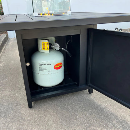 Patio Dining Gas Fire Pit Table - GTools