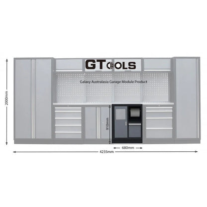 Trash Bin and Paper Holder Cabinet - GTools