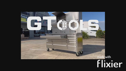 GTX 1.8M Steel Tool Box Stainless Steel Bench