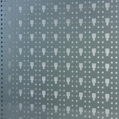 Spanner Holder – Steel Vertical Tray for 8 Spanners- Silver