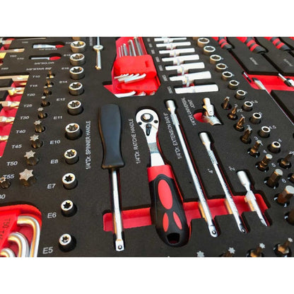101 piece 1/4″ drive sockets, Screwdriver & Hex Star Key set in EVA Tray - Premium Sockets from GTools - Just $158.00! Shop now at GTools
