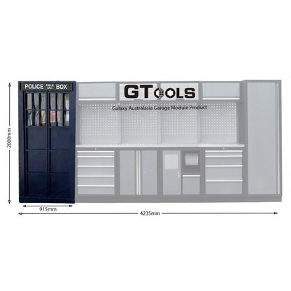 2M Tall Double Door Tardis Storage  Cabinet - Premium Cupboard from GTools - Just $999.00! Shop now at GTools