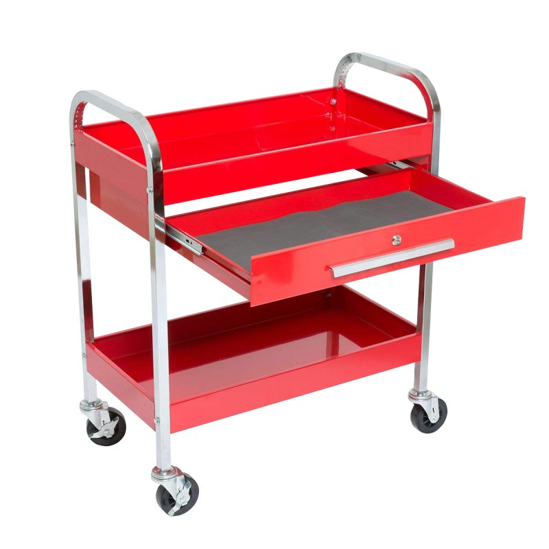 2 Tier Tool Cart Storage Trolley - Premium Tool Box from GTools - Just $189.00! Shop now at GTools