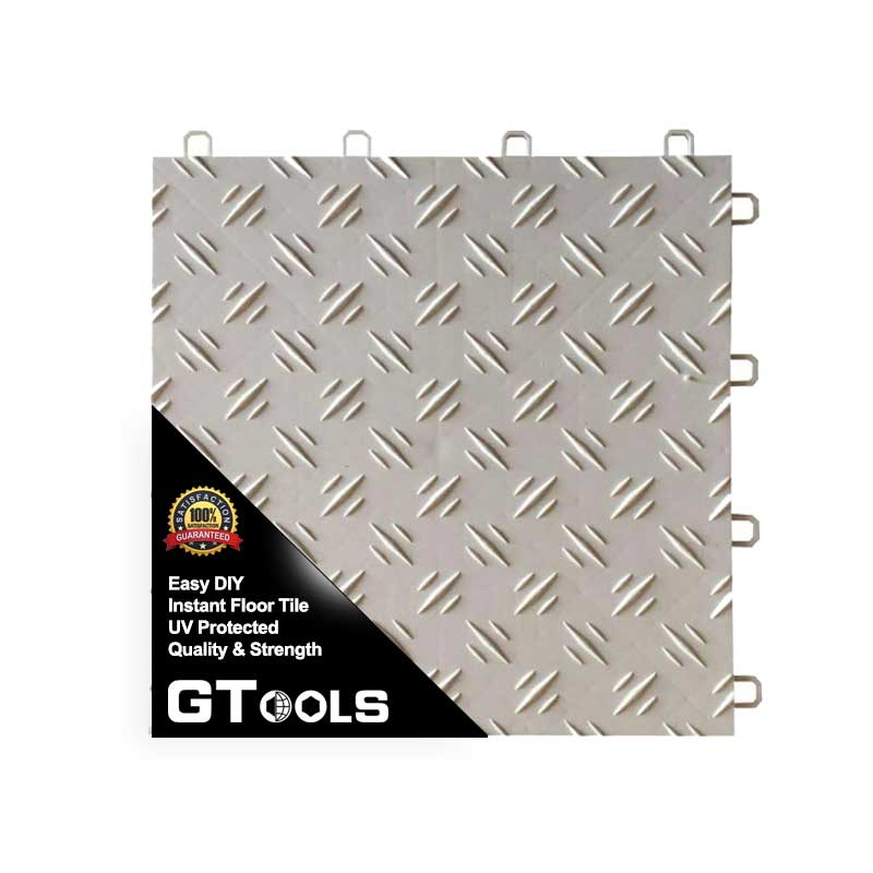 305 series Chequer Plate Garage Floor Tile Box of 22 - Premium Tile from GTools - Just $59.00! Shop now at GTools