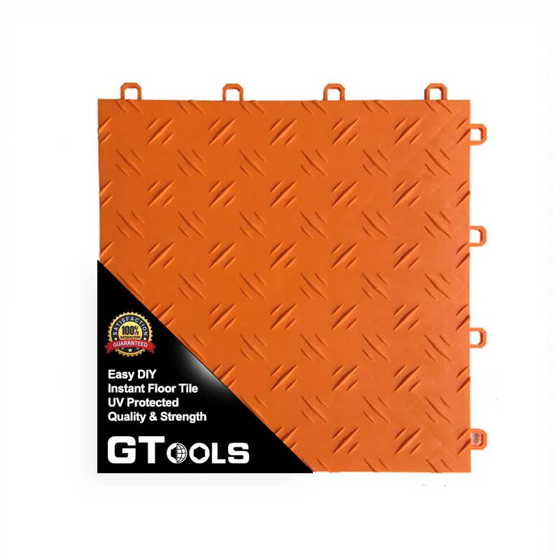 305 series Chequer Plate Garage Floor Tile Box of 22 - Premium Tile from GTools - Just $59.00! Shop now at GTools