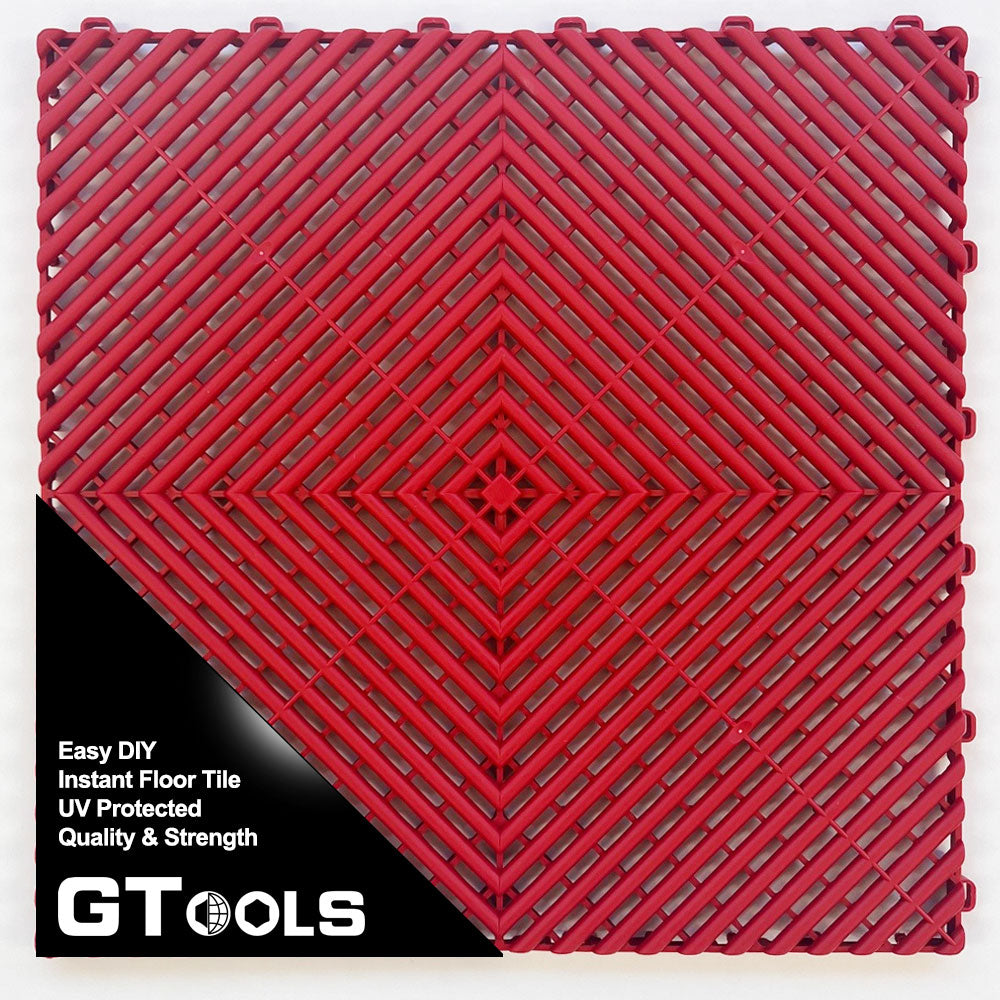 400 series Ribbed Grid Tile Instant DIY Box of 15 - Premium Tile from GTools - Just $99.00! Shop now at GTools