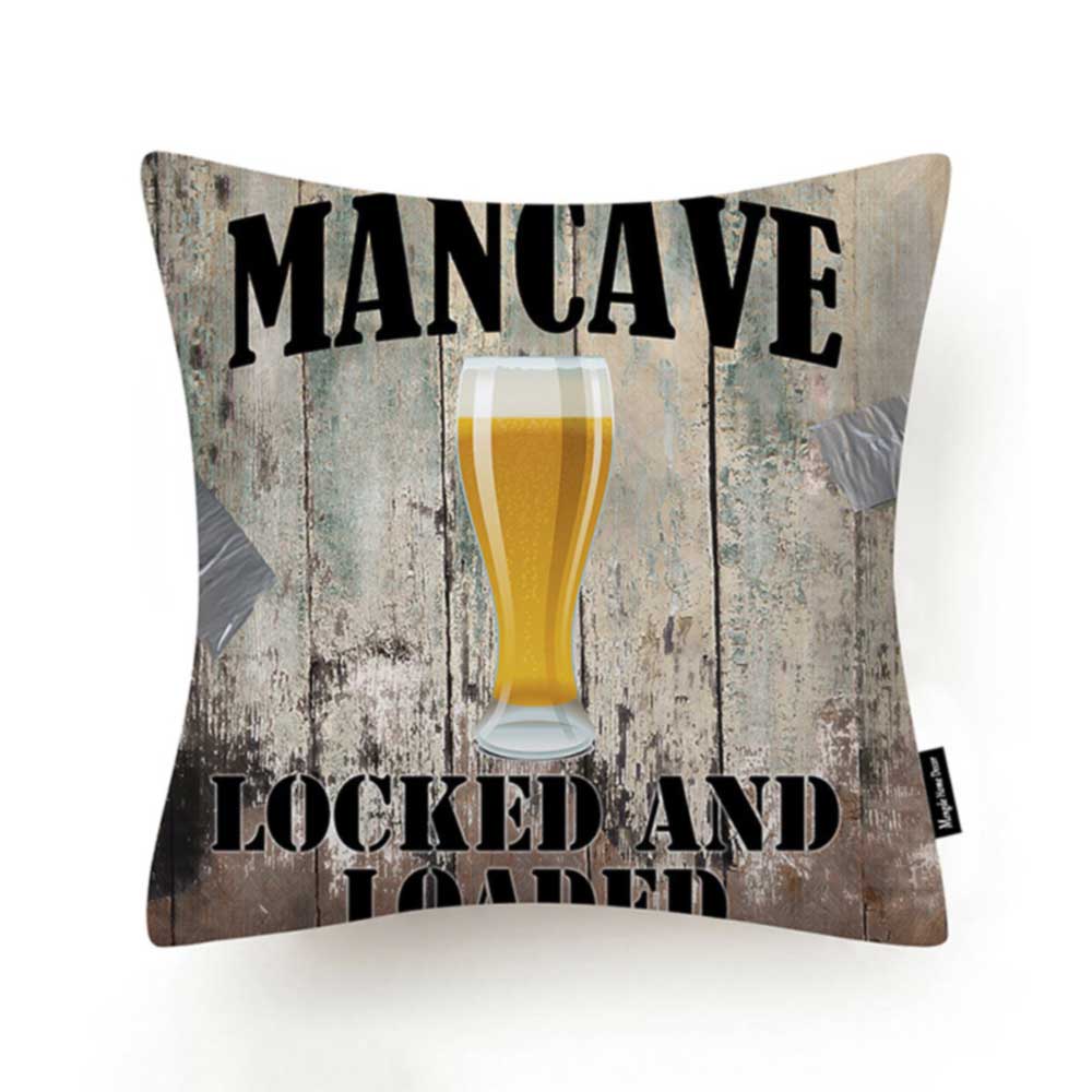 45cm Man Cave Beer Cushion - Premium Wall Sign from GTools - Just $19.00! Shop now at GTools